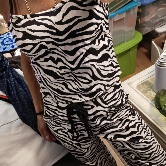 😁New 2 piece Zebra Print Set - Picture 9 of 10